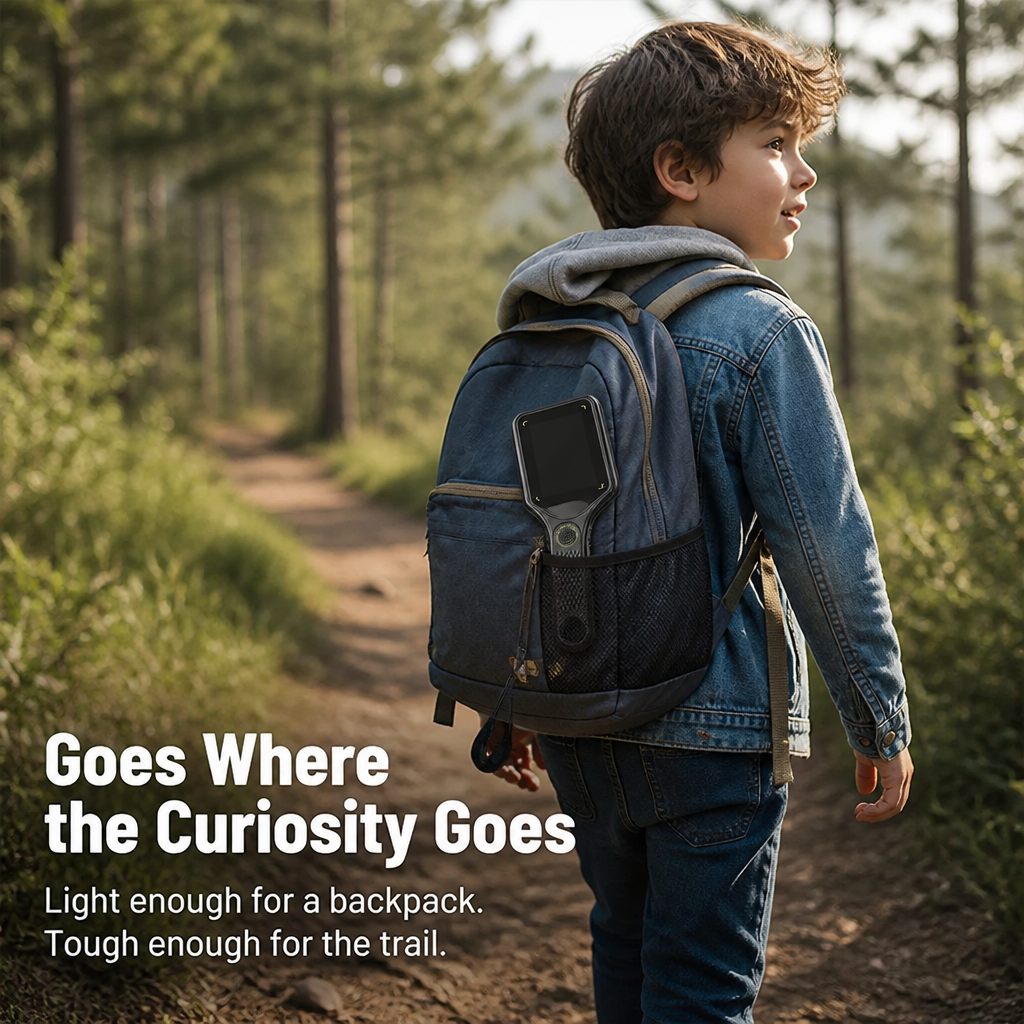 LuminaView™ — Reveal to Curious Kids the 500x Universe Concealed Within Every Leaf and Bug