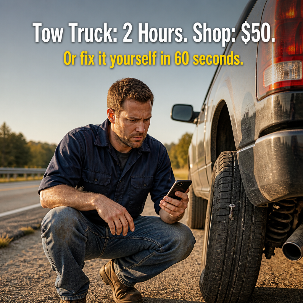 VeloShield™ — Repair Road Flats in 60 Seconds Without Calling a Tow Truck