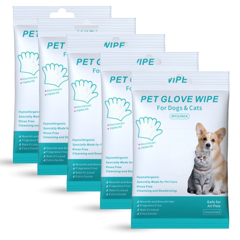 FreshPaws™ Rinse-Free Bath Mitts — Turn Messy Grooming Into Quick, Loving Care Your Pet Craves