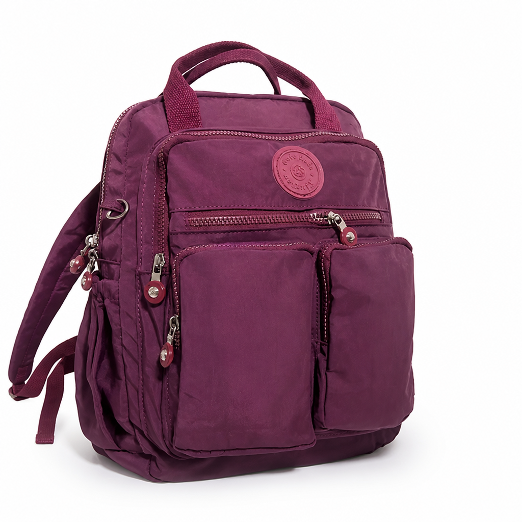 Water-Repellent Multi-Compartment Backpack (Padded Straps)
