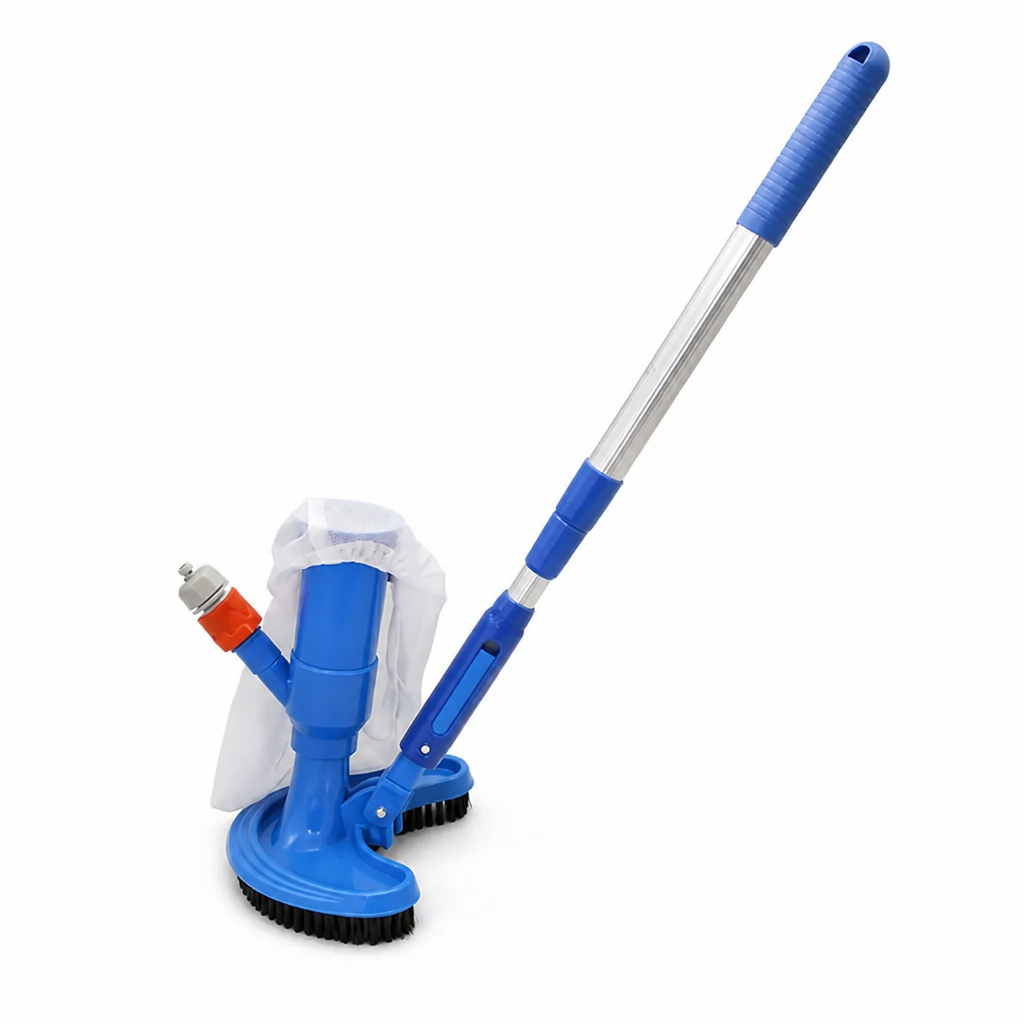 Hose-Powered Telescopic Handheld Pool Vacuum