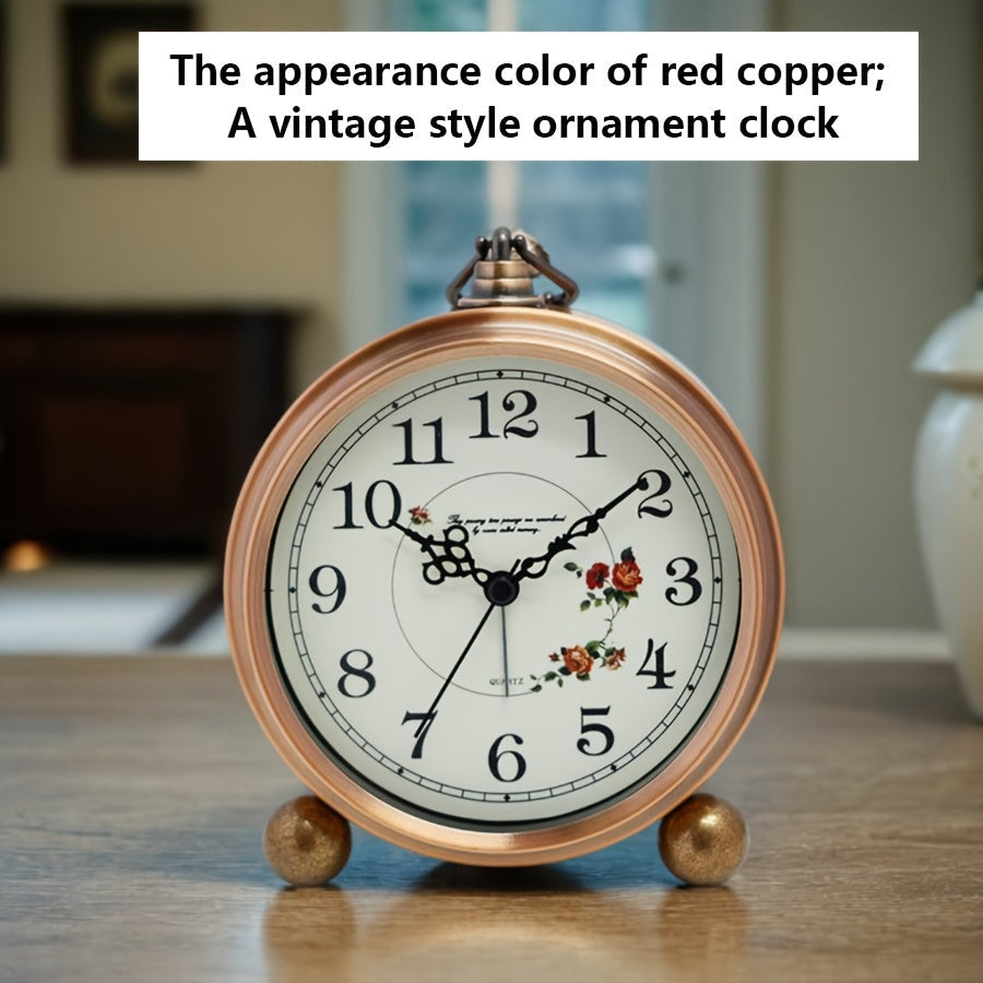 Timeless Elegance – Retro Metal Alarm Clock