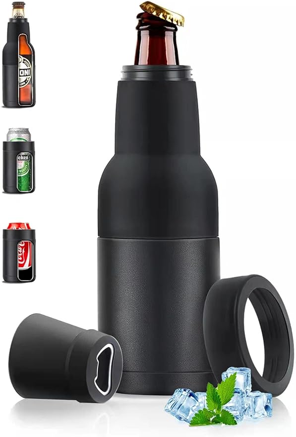 Vacuum Insulated Drink Holder for Cans – Stainless Steel Design