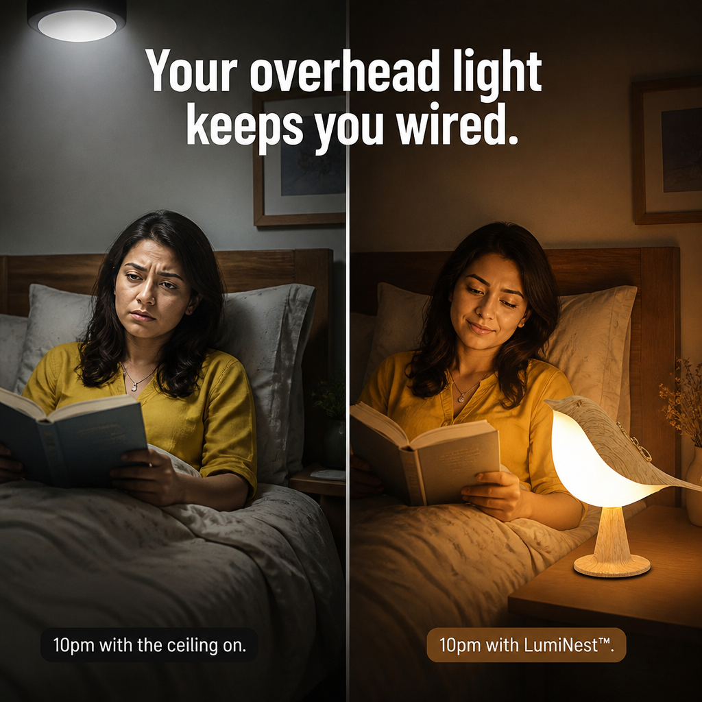 LumiNest™ — Unwind Every Evening With A Gentle Bird-Shaped Bedside Glow