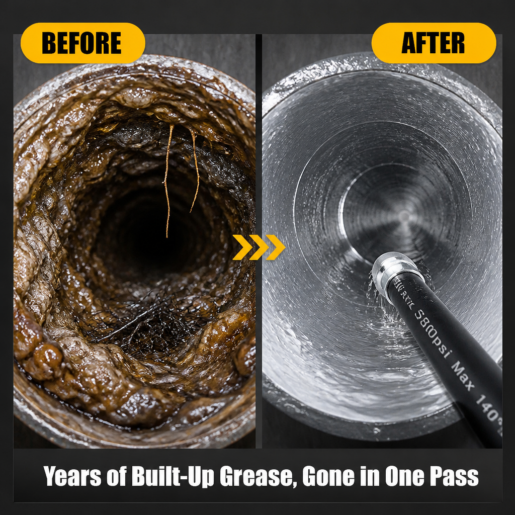 DrainBlast™ — Wreck Years of Grime in Minutes Without a Plumber Call