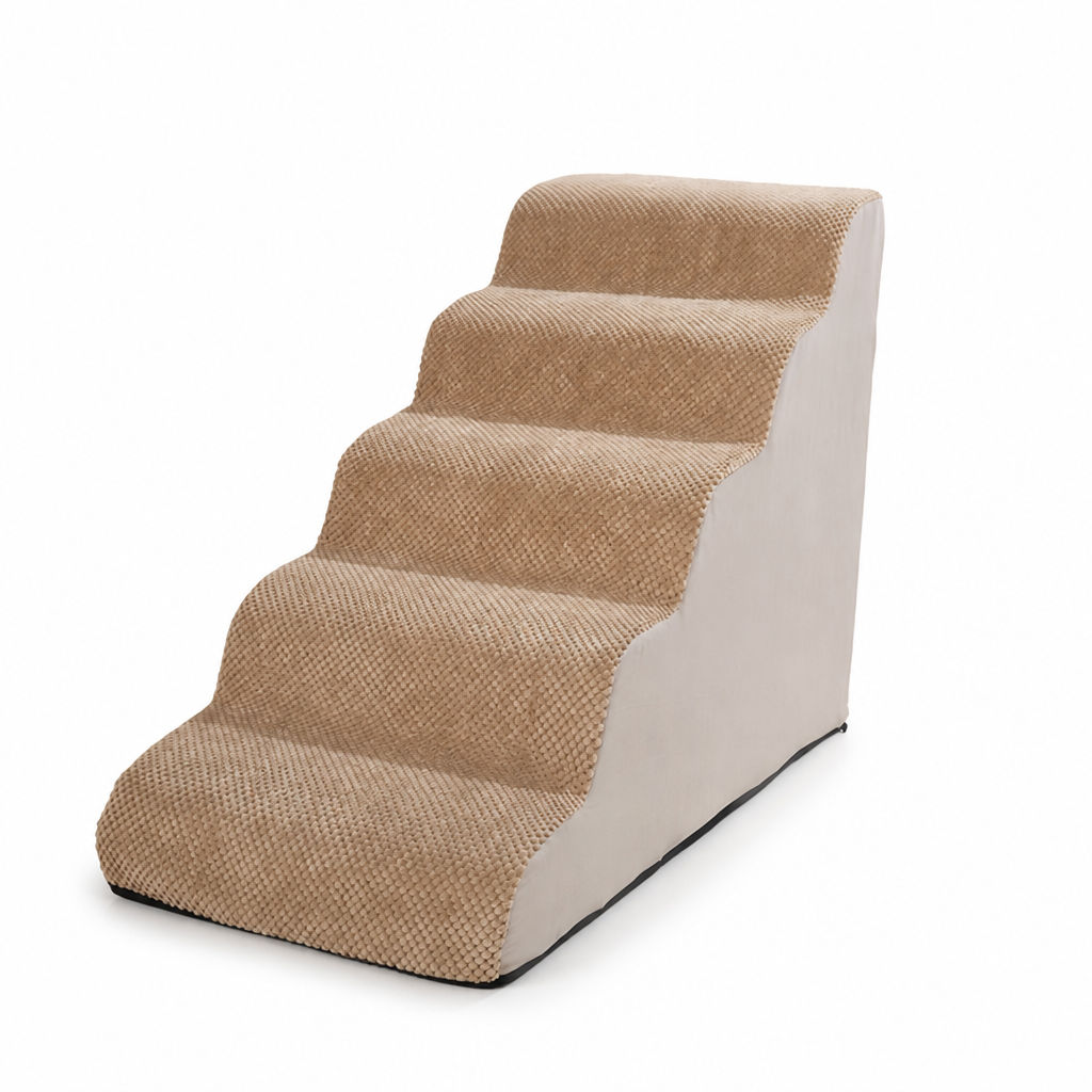 Orthopedic Non-Slip High-Density Foam Pet Stairs (Removable Washable Cover)