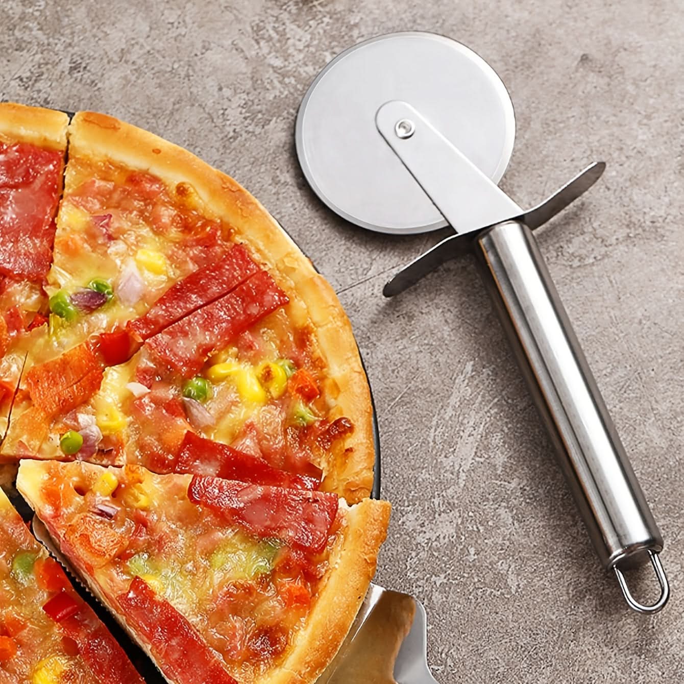 Stainless Steel Wheel Tool for Cutting Pizza