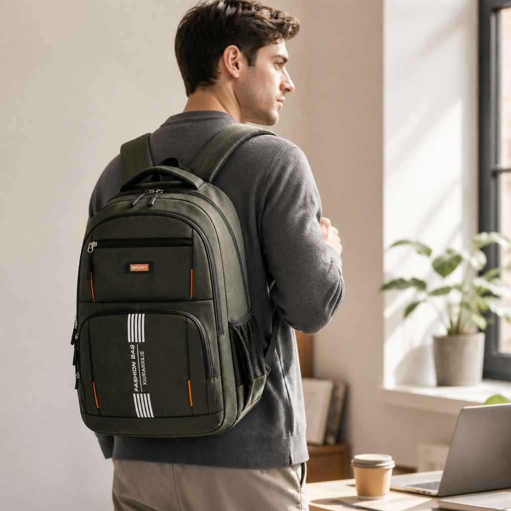 Full-Grain Leather Backpack (Fits 13-Inch Laptop)