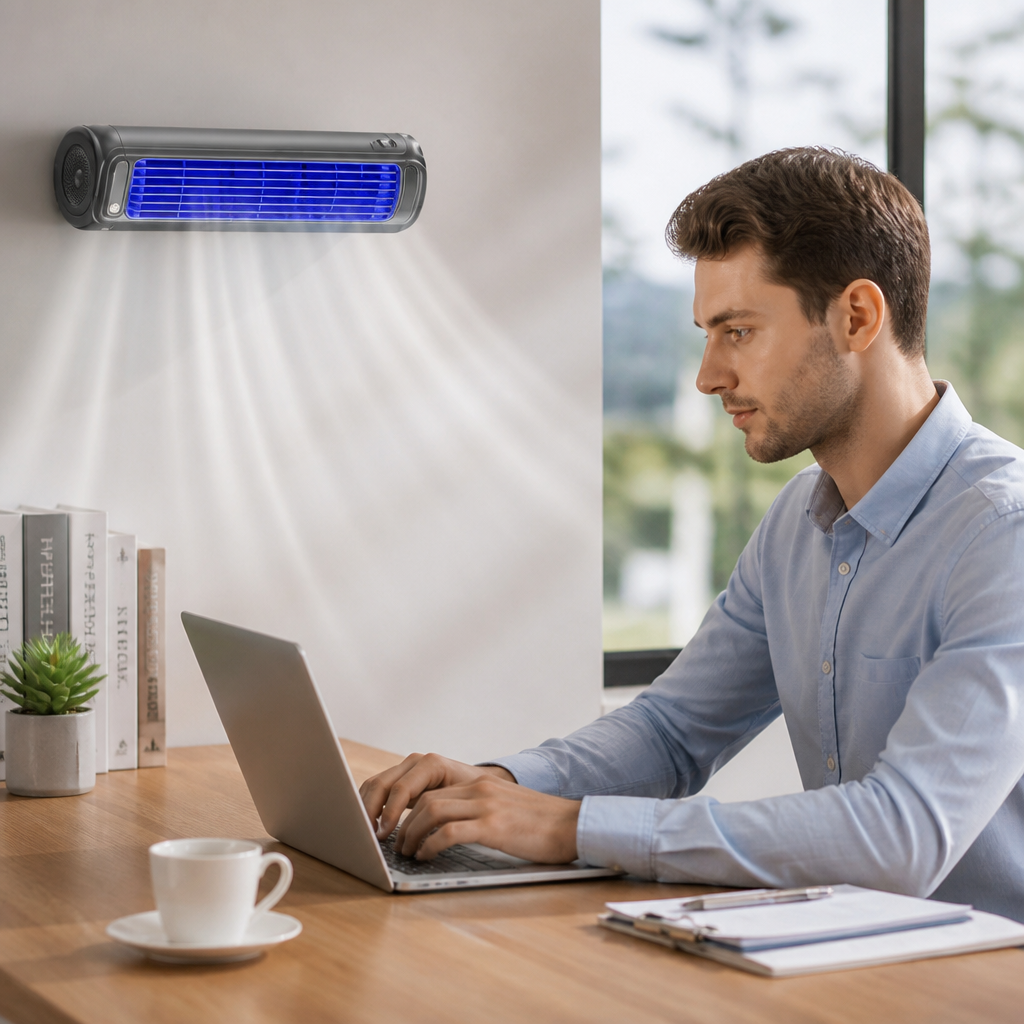 Fast-Cooling Wall-Mountable Portable Air Conditioner (12-Hour Battery)