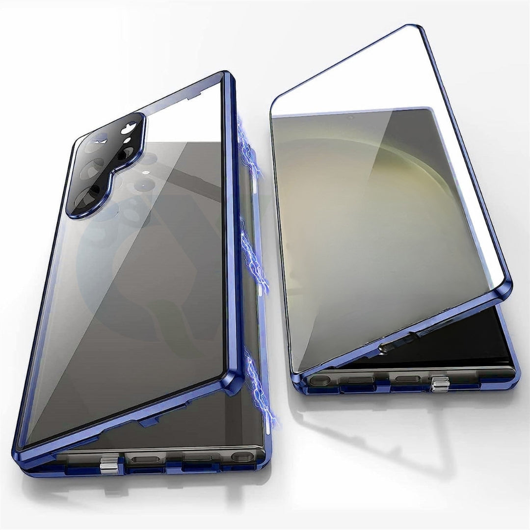 Double Glass Protected Magnetic Phone Case