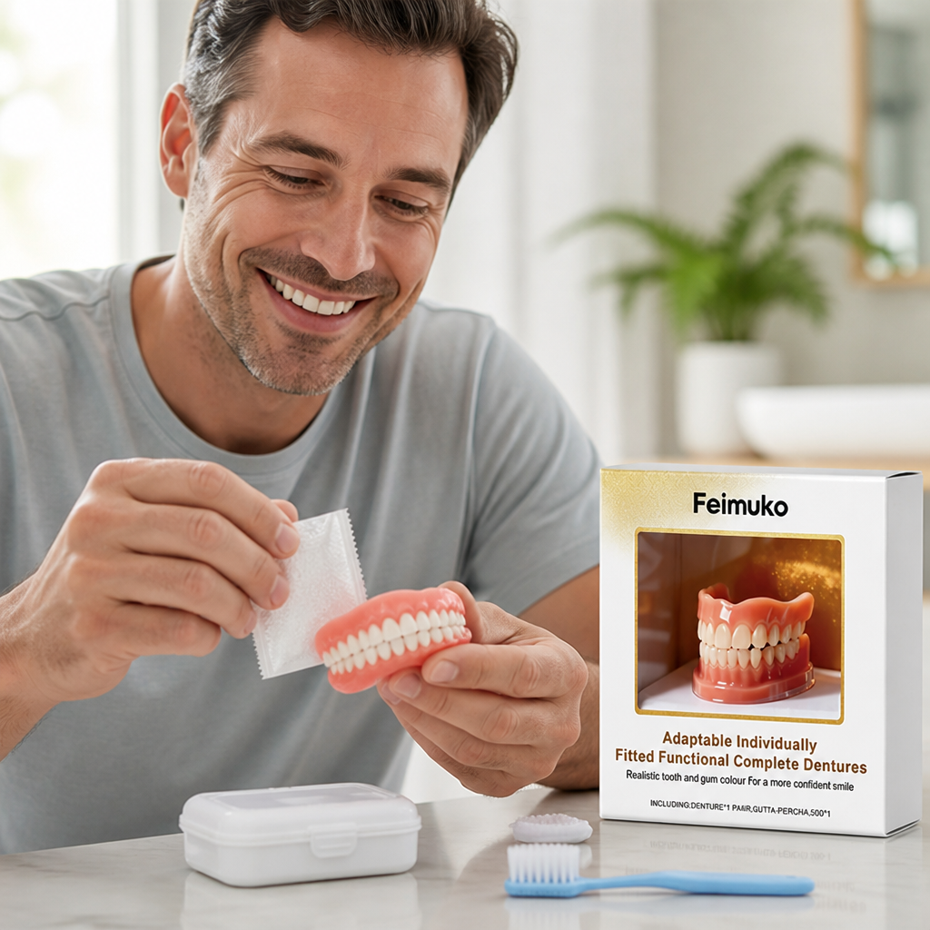 Heat-Moldable Silicone Denture Adhesive Kit