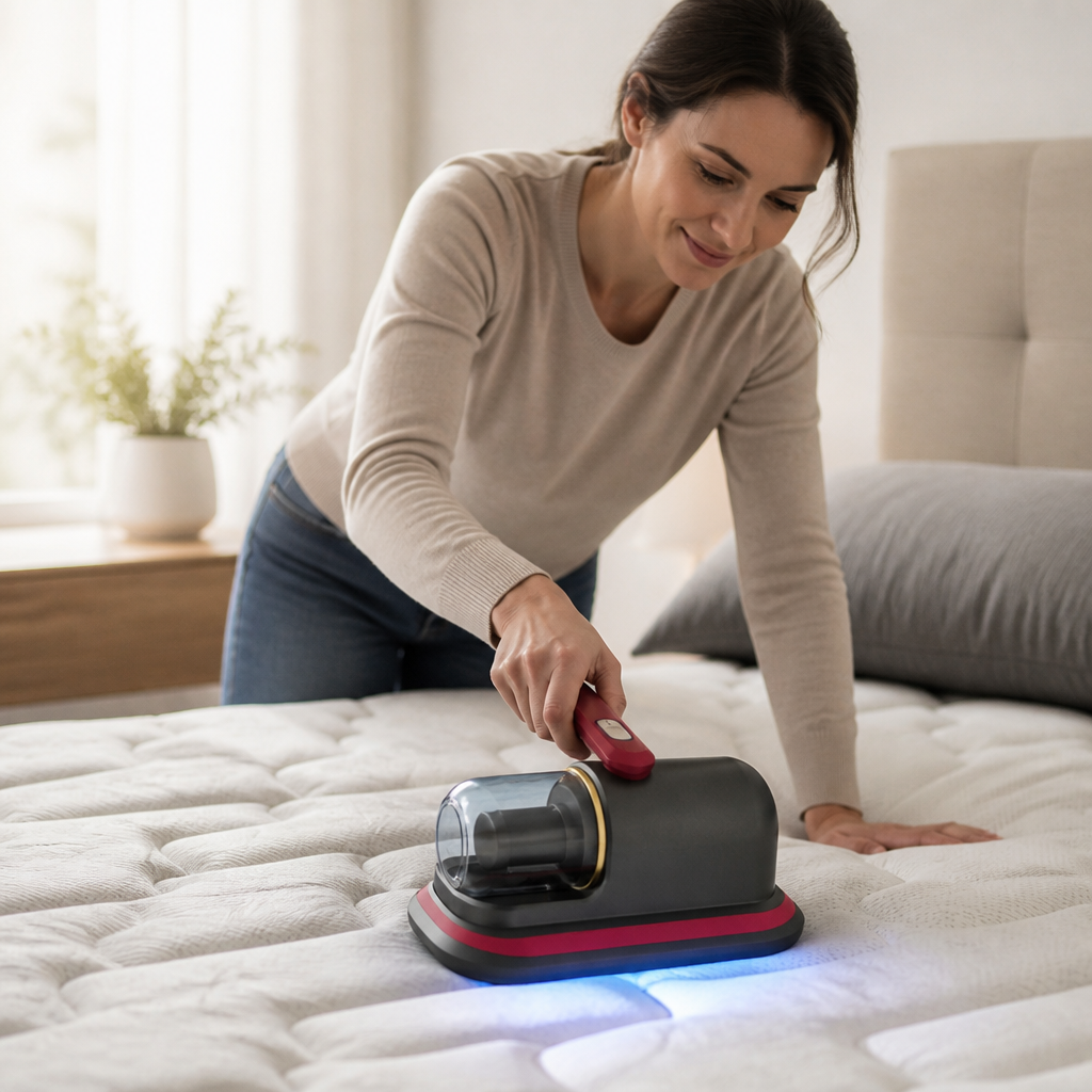 UV-Sanitizing Powerful Suction Cordless Upholstery & Mattress Cleaner