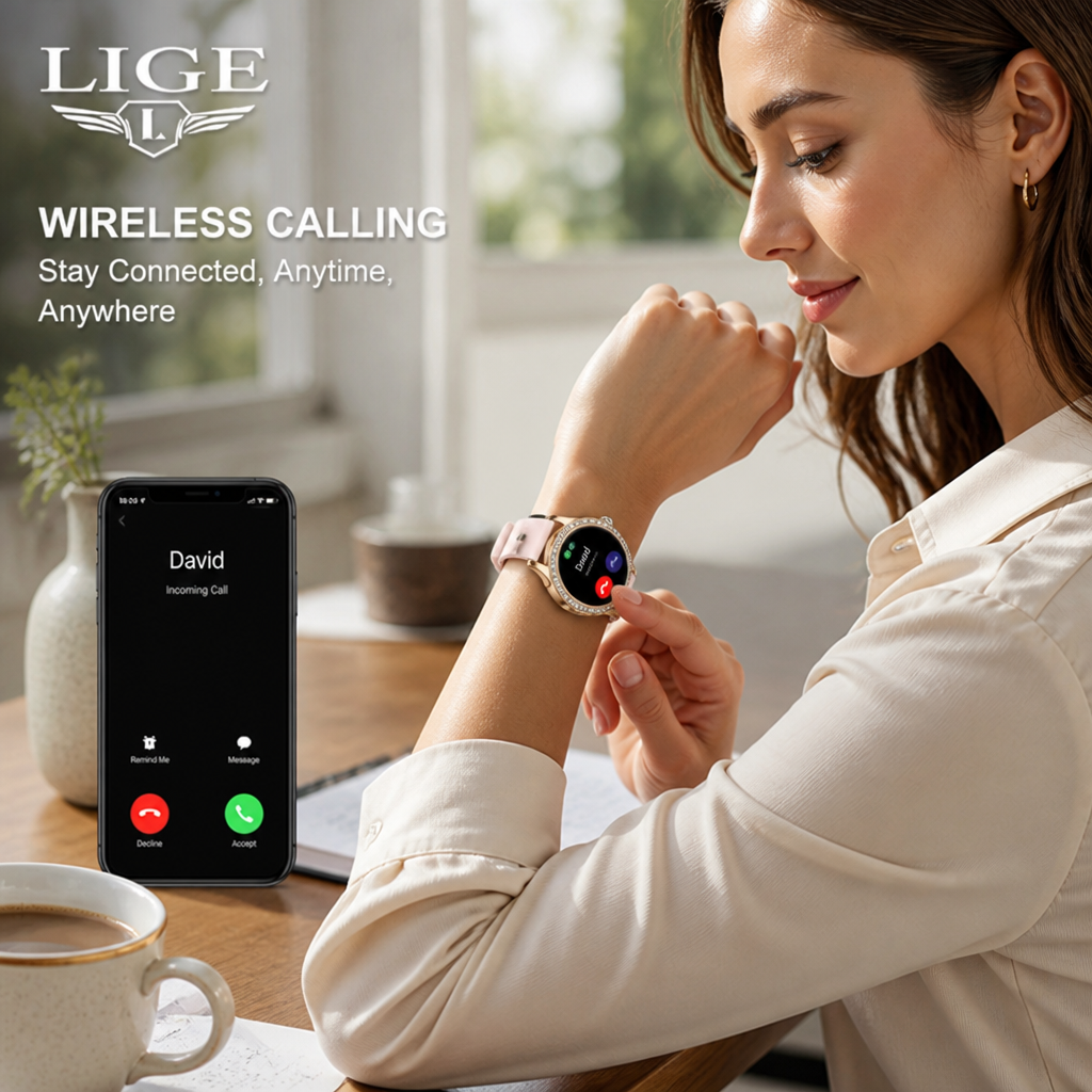 1.32-Inch HD Fitness & Wireless Calling Smartwatch