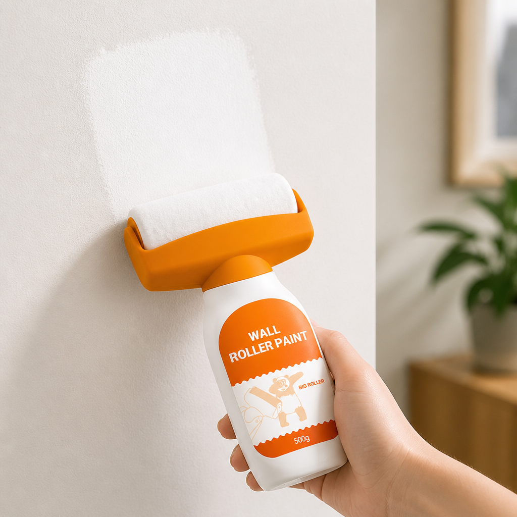 Integrated Microfiber Refillable Wall Paint Touch-Up Roller