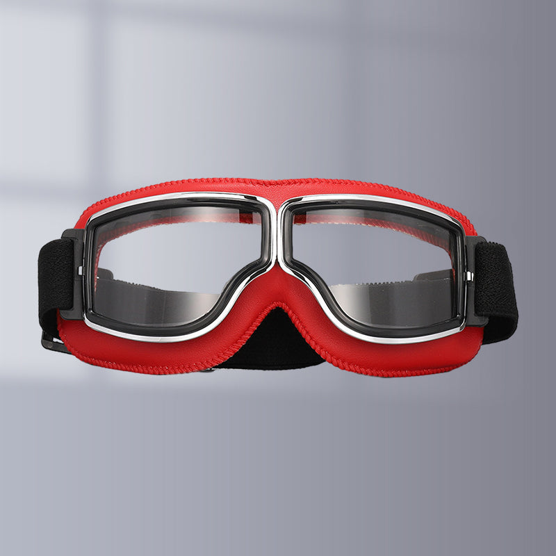 Adjustable Strap Vintage Style Motorcycle Goggles
