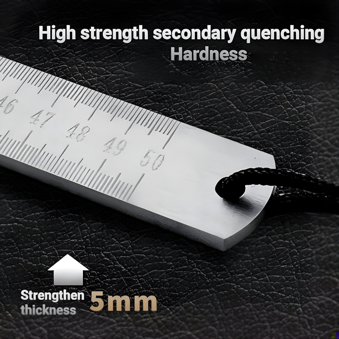 Steel Measuring Ruler – Durable Laser-Engraved Markings