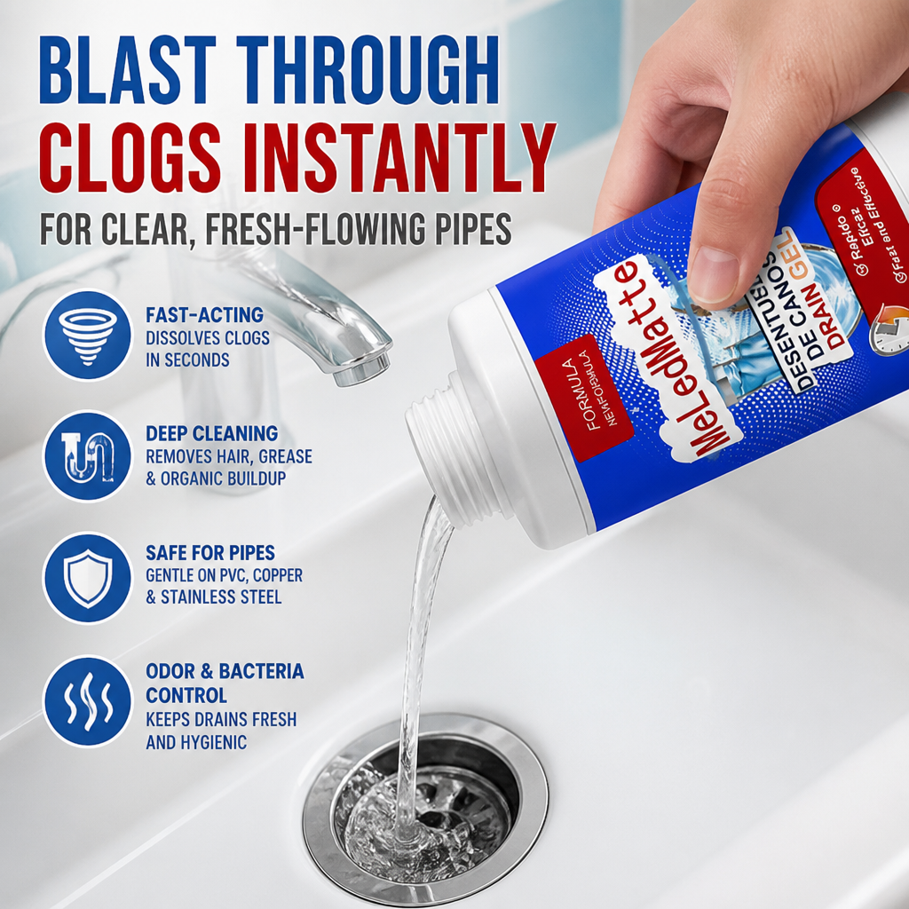PipePulse™ — Blast Through Clogs Instantly for Clear, Fresh-Flowing Pipes