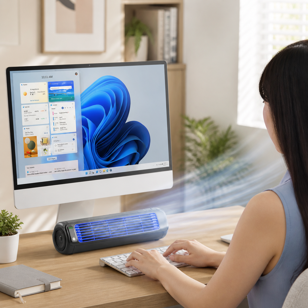 Wireless Rechargeable Bladeless Personal Air Cooler