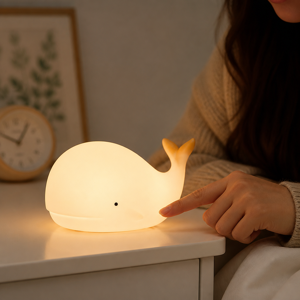 Color-Changing Silicone Touch-Control Night Light