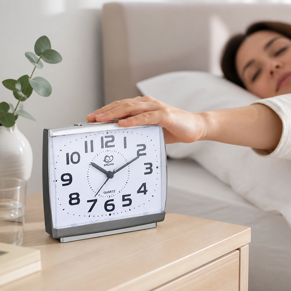 Large Backlit Display & Loud Alarm Bedside Alarm Clock
