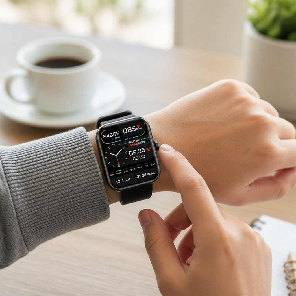 Non-Invasive Glucose Tracking & 5-Day Battery Smartwatch