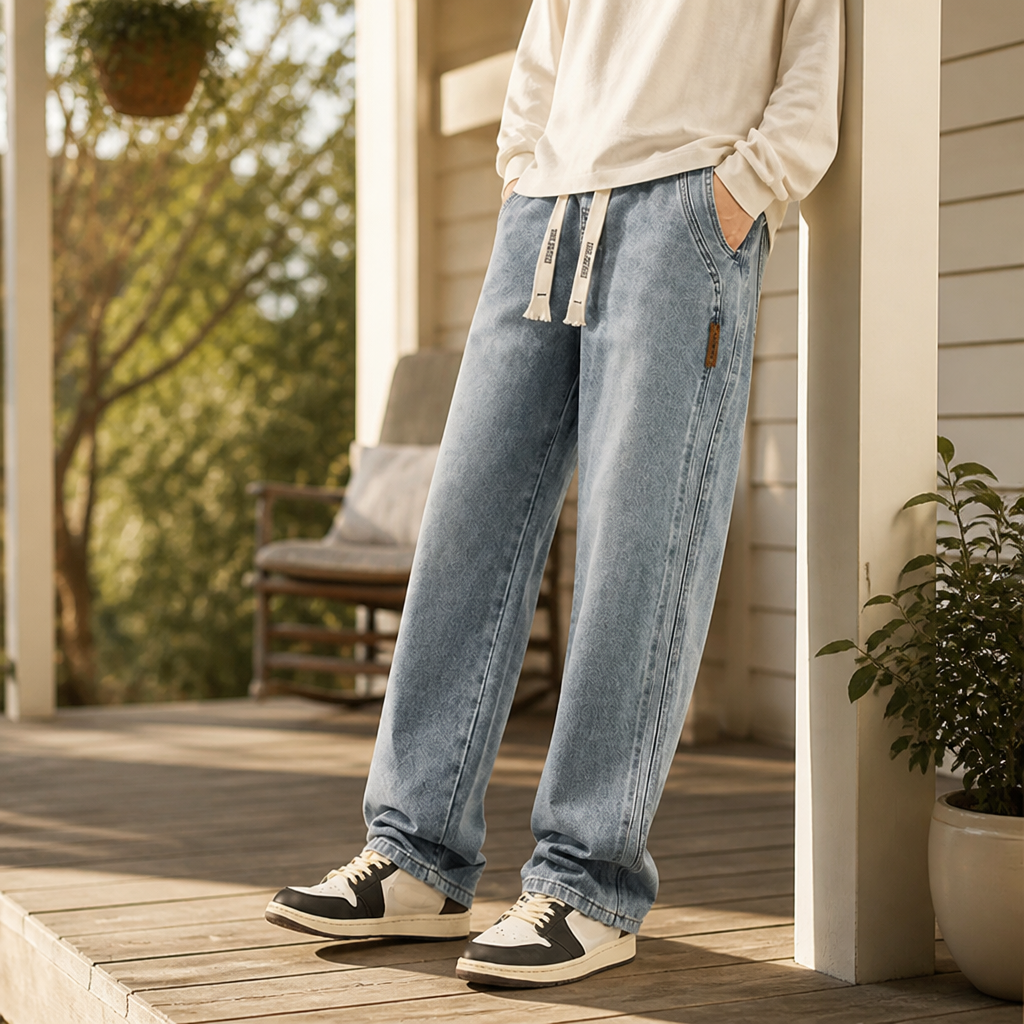 Drayven™ Men's Loose Straight Jeans — Move Freely All Day with Effortless Confidence and Sharp Style