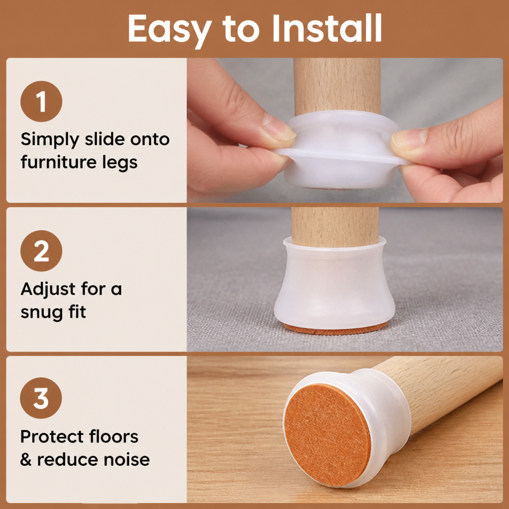GripGuard™ — Transform Your Floors Into a Silent, Scratch-Free Sanctuary