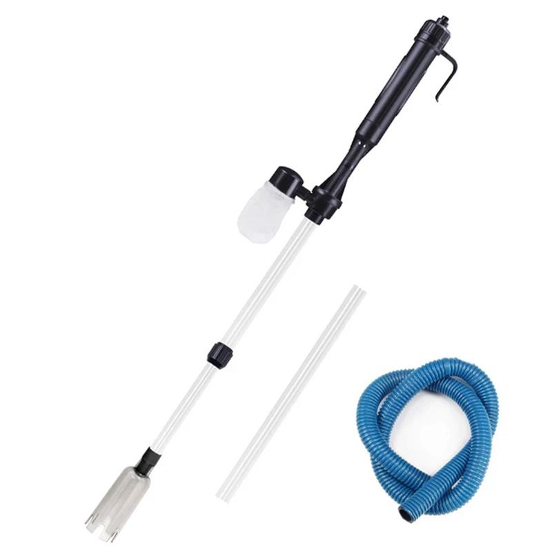 Aquarium Water Replacement System with Gravel Cleaning Tool
