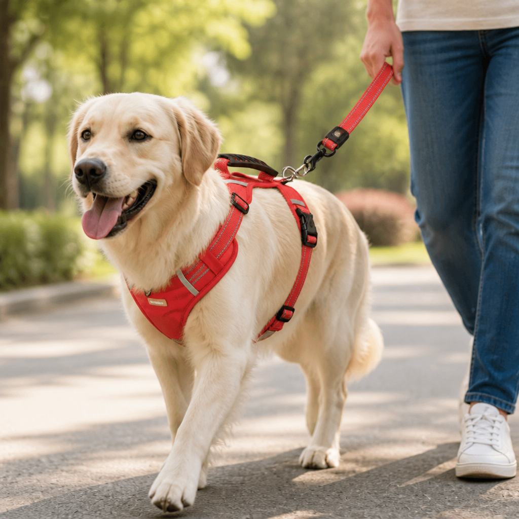 No-Pull Padded Adjustable Quick-Release Dog Harness