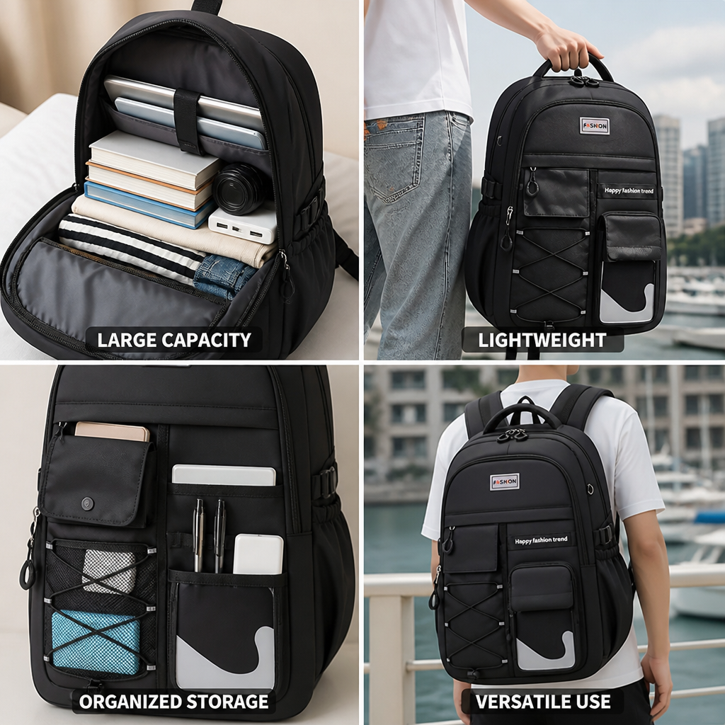 Lightweight Large-Capacity Backpack