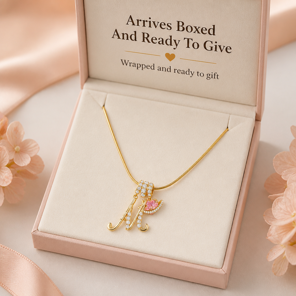 LuminaCharm™ 3-Layer Initial Pendant Necklace — Carry Your Unique Story with Effortless Glam and Confidence