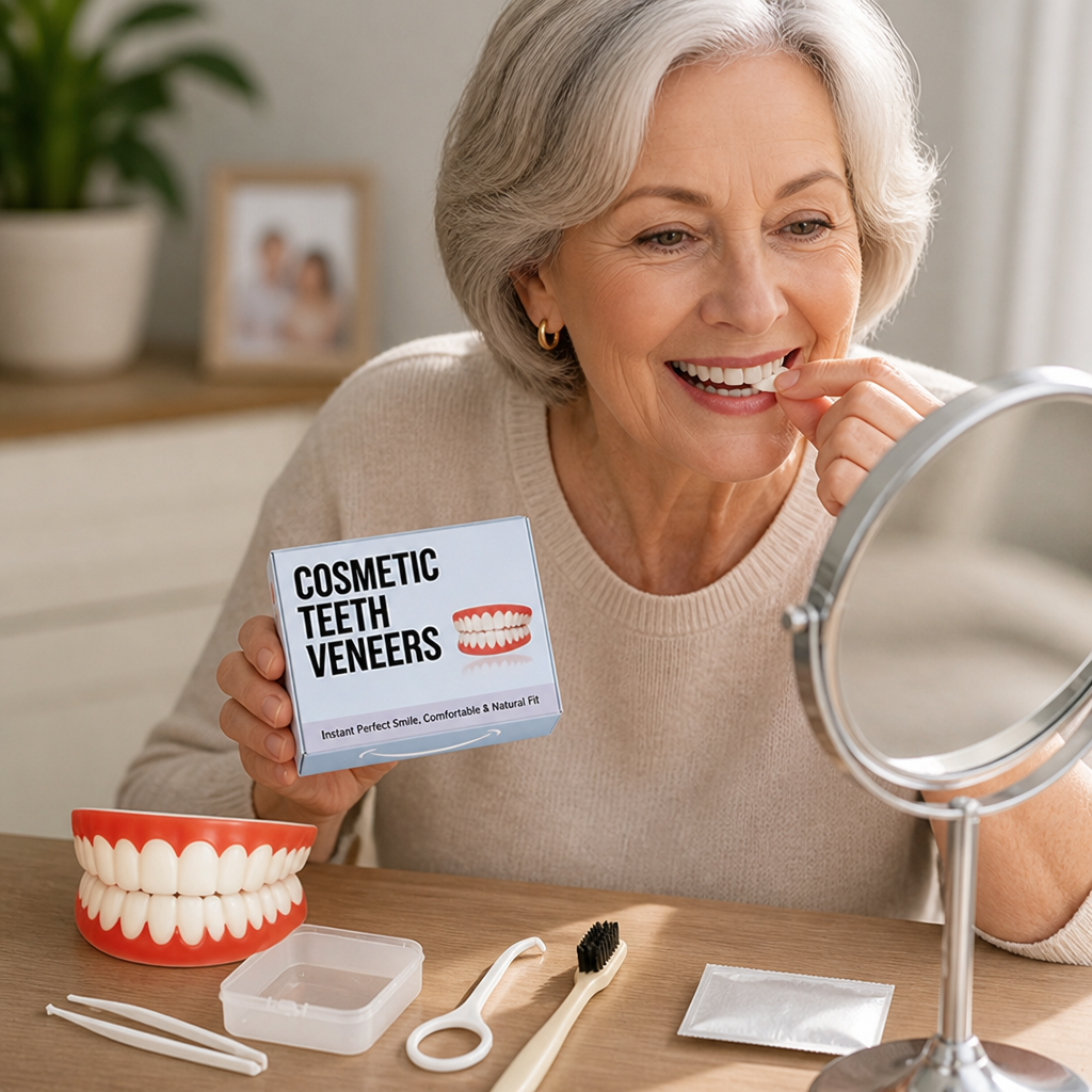 Natural-Looking Reusable Cosmetic Tooth Cover