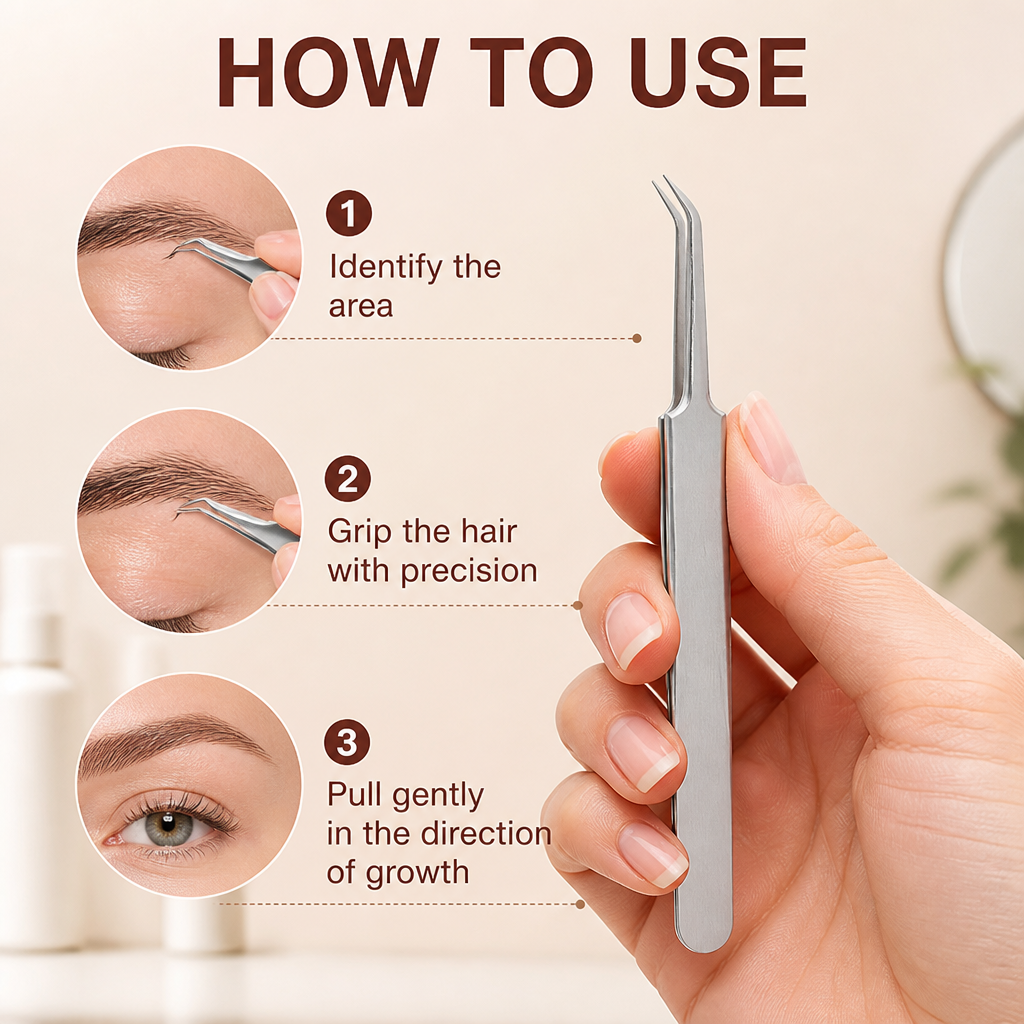 VeraLux™ Precision Tweezers Set — Master Every Detail for Bold, Flawless Beauty