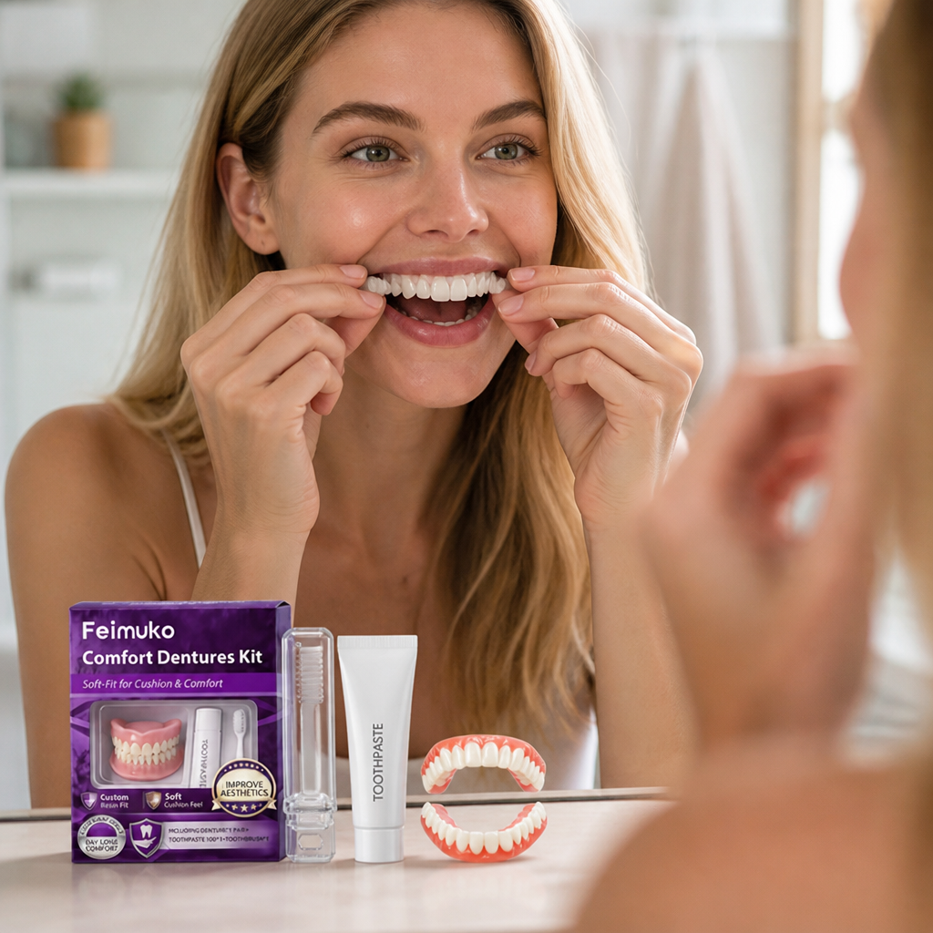 Custom-Moldable Comfort-Fit Snap-On Veneers Kit