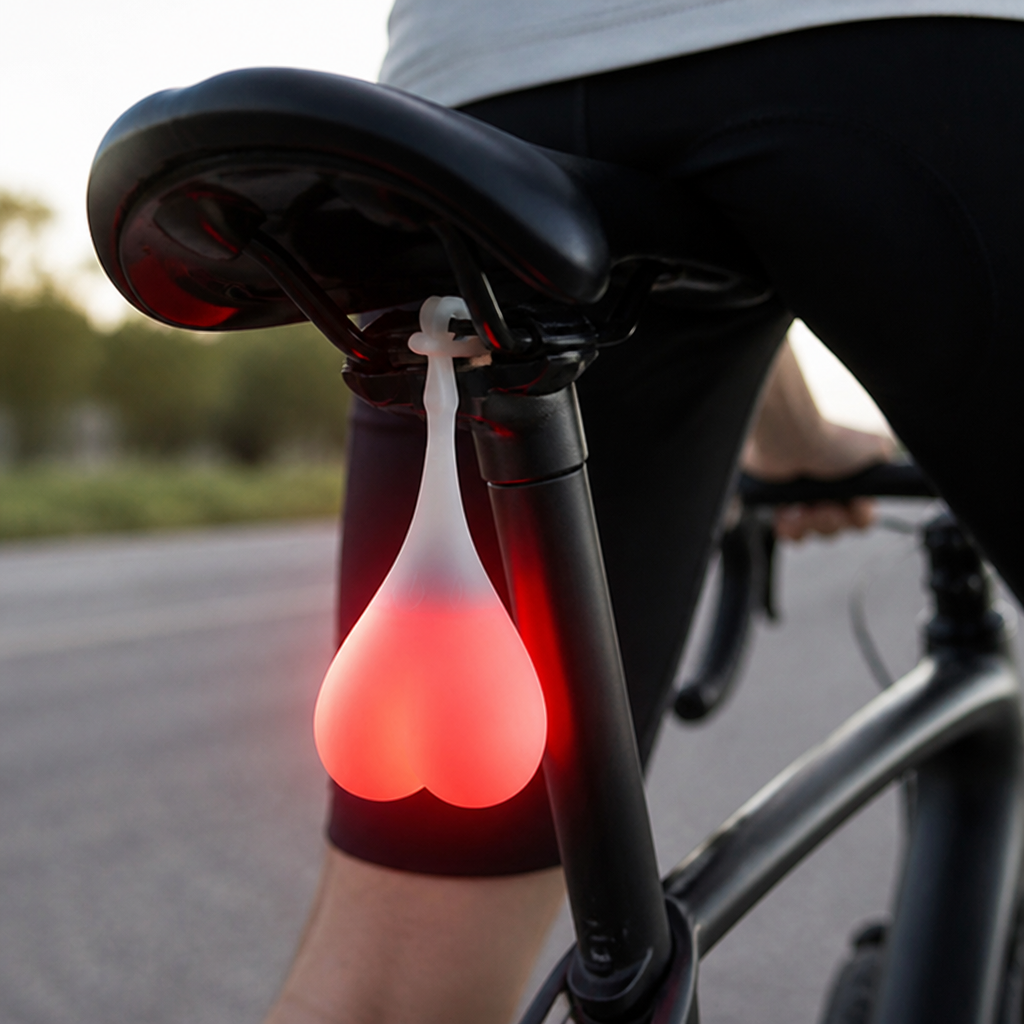 Waterproof & Flexible Bicycle Taillight (Steady & Flashing)