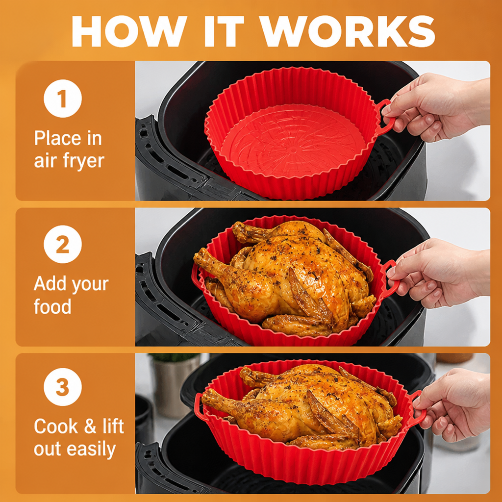 VelouroMat™ — Effortless Cleanups for Crispy, Grease-Free Meals Every Time