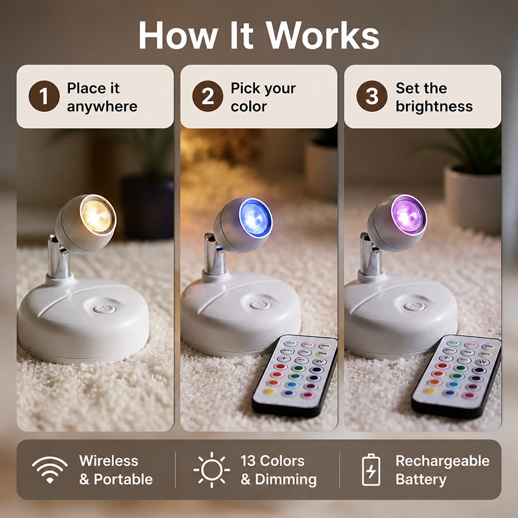 LumiVerde™ — Instantly Transform Any Space into a Cozy, Colorful Sanctuary