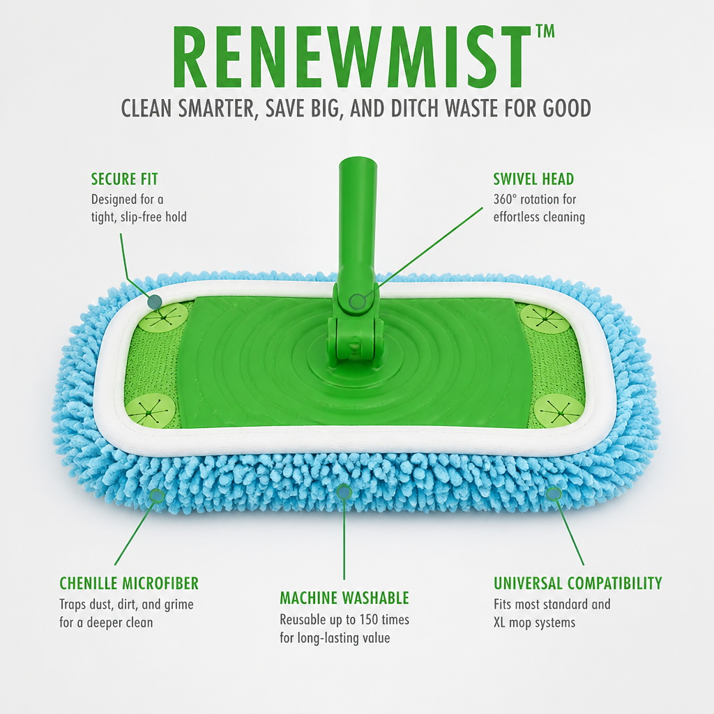 ReNewMist™ — Clean Smarter, Save Big, and Ditch Waste for Good