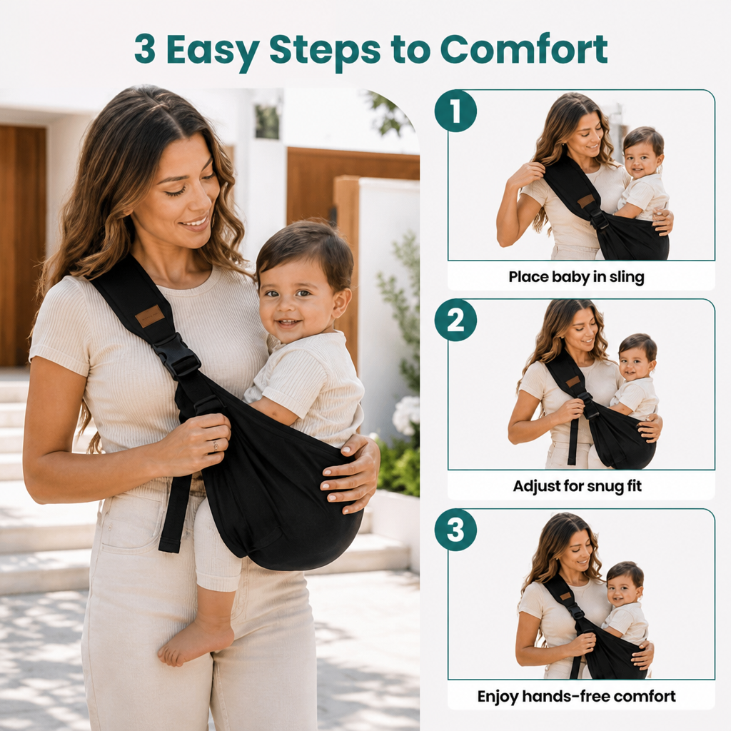 VestaEase™ — Carry Your Toddler Comfortably, Freedom in Every Step
