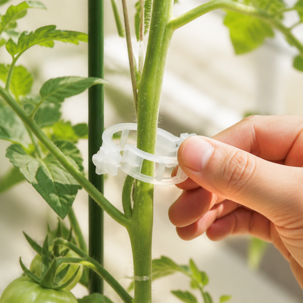 Gentle Quick-Release Reusable Plant Support Clips (100-Pack)