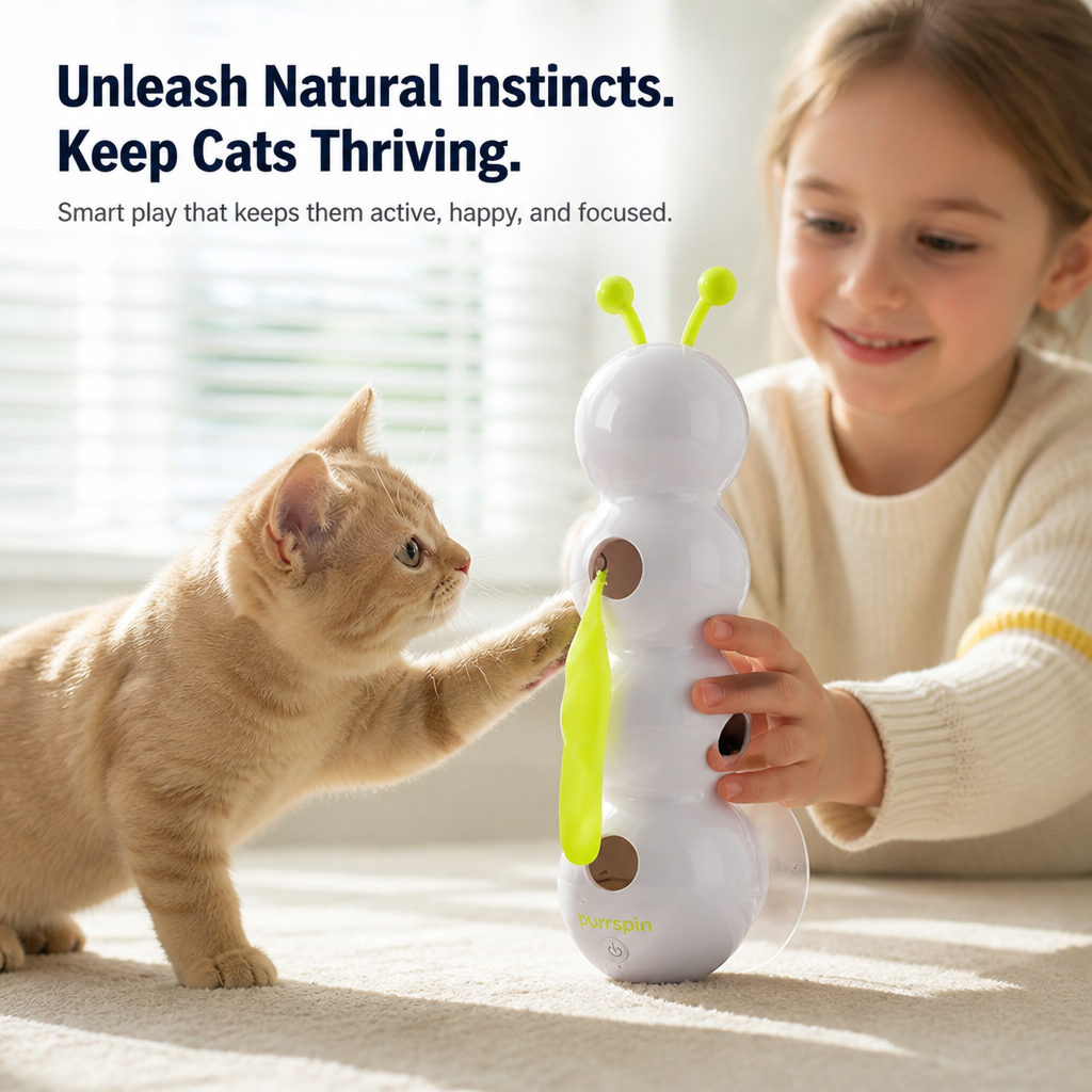 Cat Toy to Stimulate Hunting Instinct and Alleviate Indoor Boredom