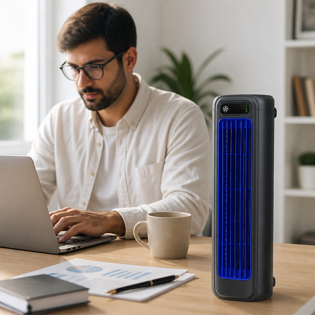 Bladeless Quiet Rechargeable Air Cooler