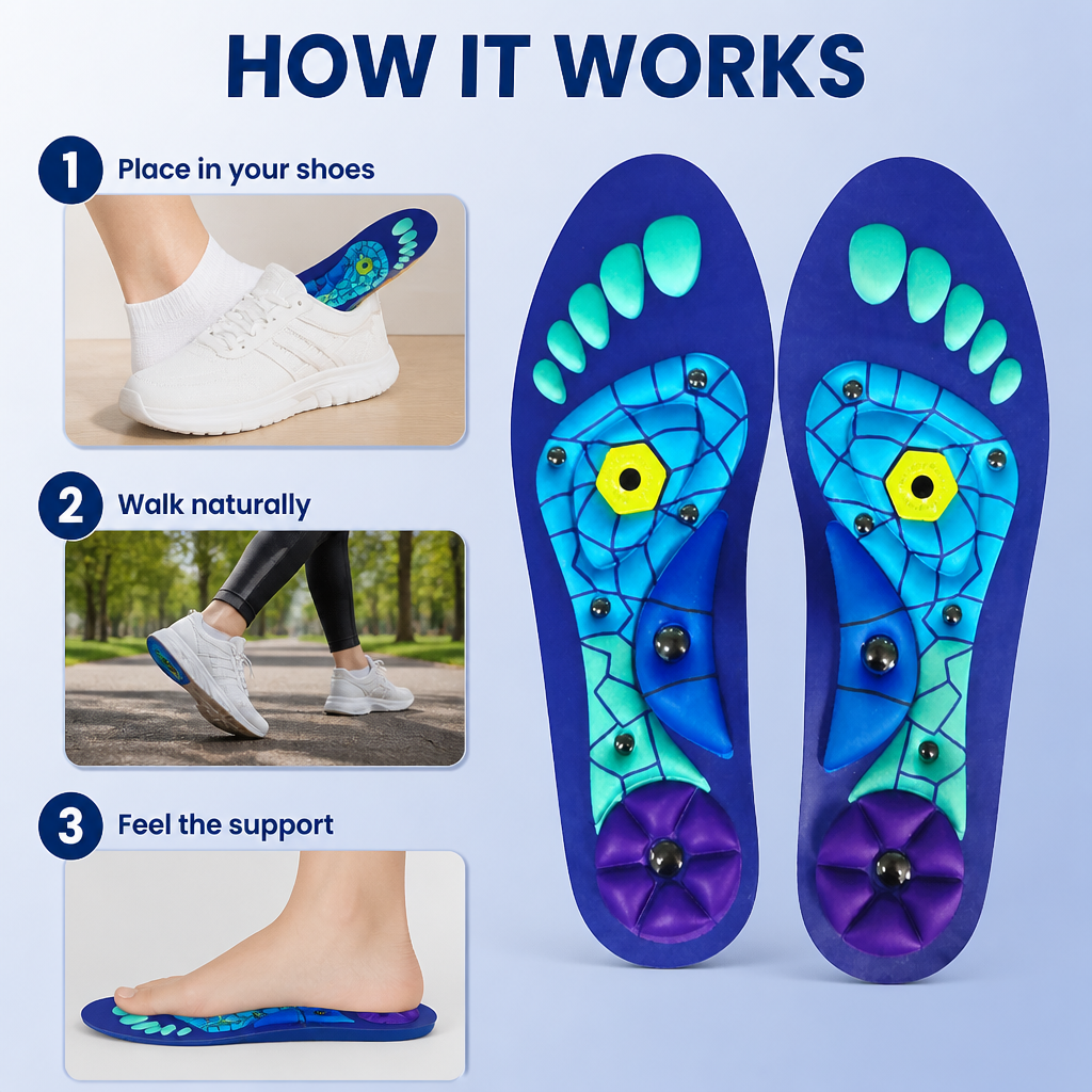 MagneticEase™ — Effortless Comfort That Frees You From Foot Pain All Day Long