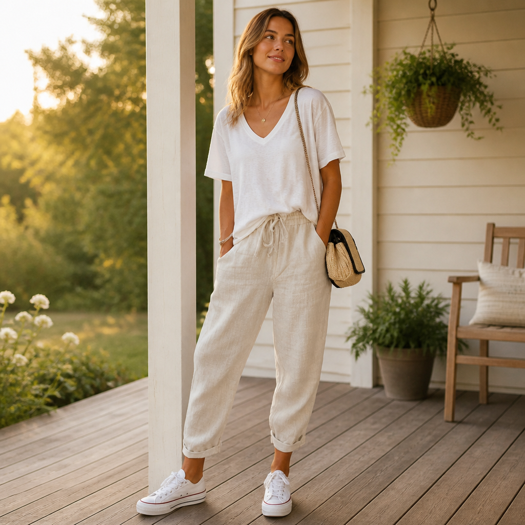 BreezeLuxe™ Casual Relaxed Pants — Feel Light, Cool, and Free All Day Long