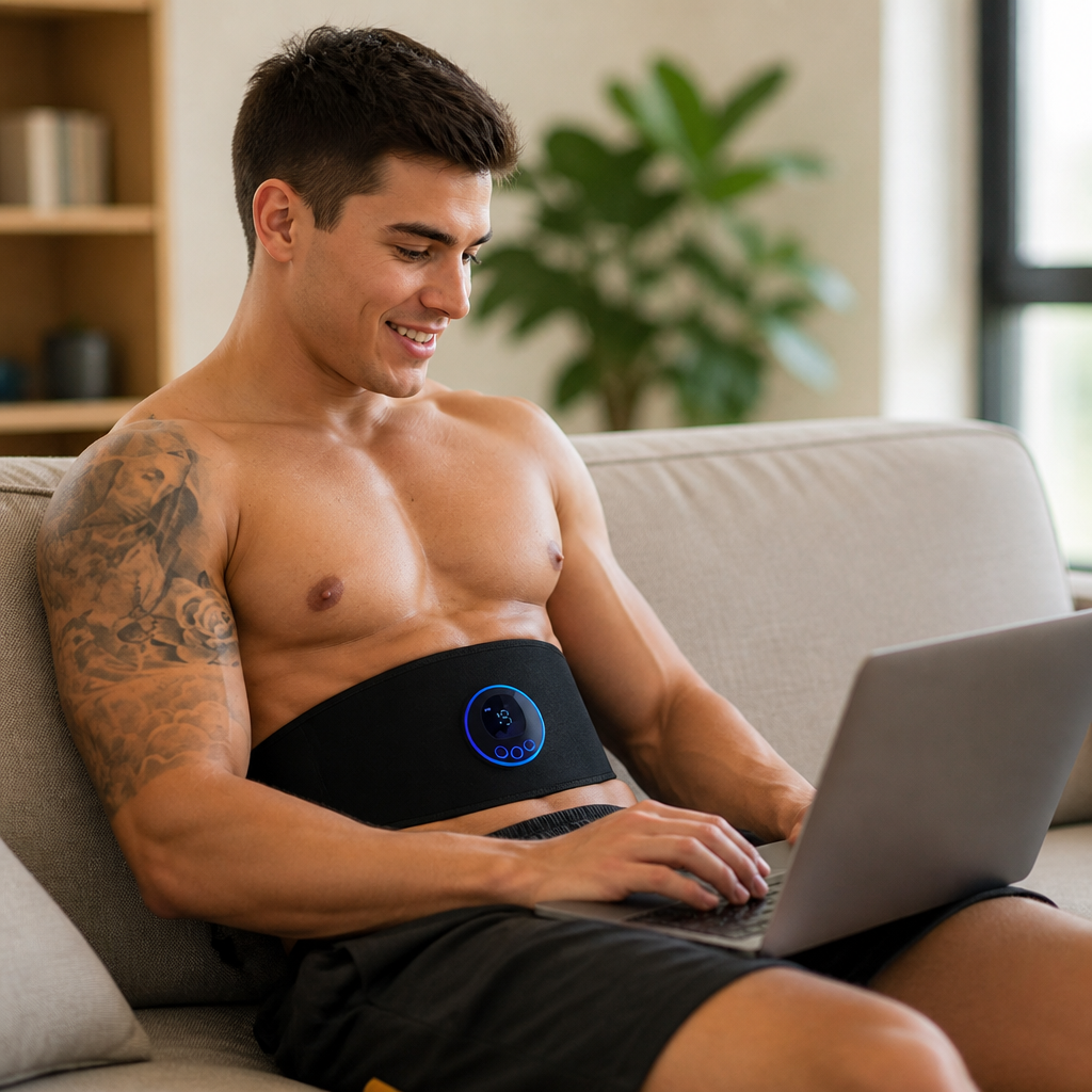 EMS 19-Level Portable Abdominal Trainer Belt