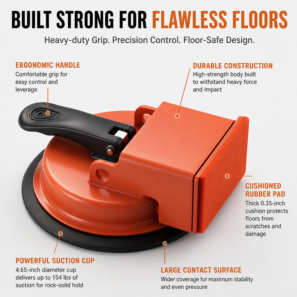 TitanHold™ Heavy Duty Floor Stop — Lock Down Floors with Rock-Solid, Scratch-Free Precision Every Time