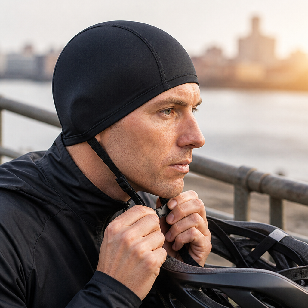 Moisture-Wicking & Odor-Resistant Helmet Cooling Cap (One Size)