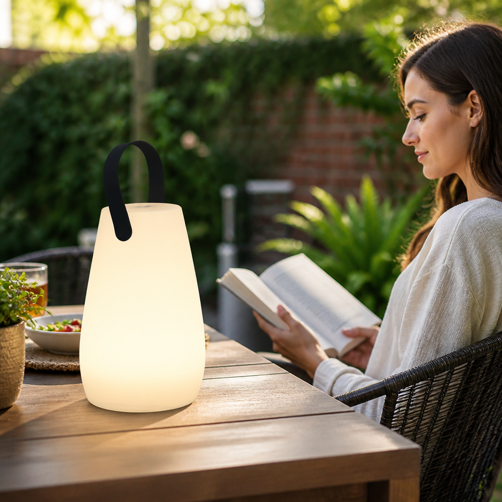 Portable Waterproof USB-Rechargeable & Color-Changing Table Lamp