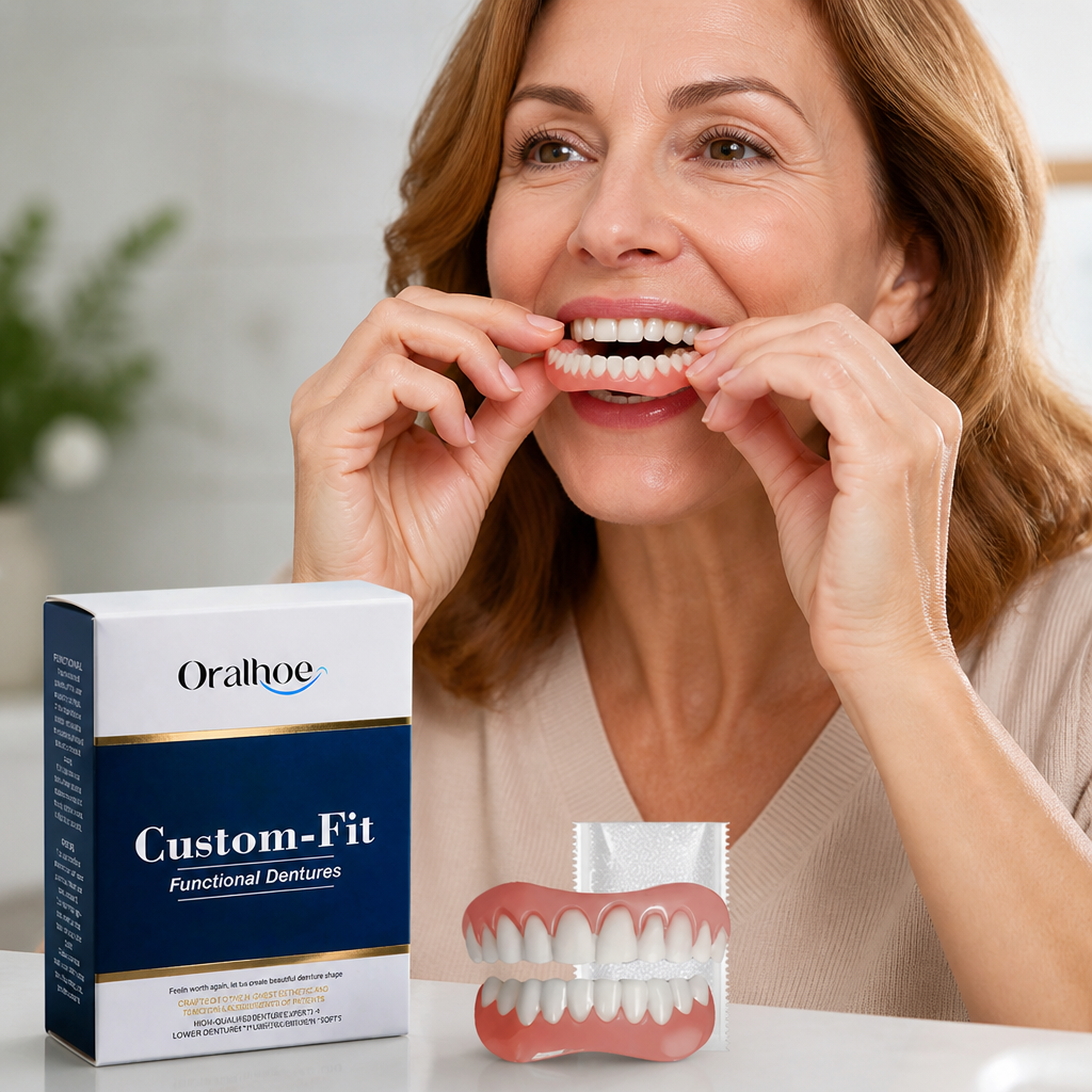 Heat-Molded Silicone Temporary Denture Kit (Upper & Lower)
