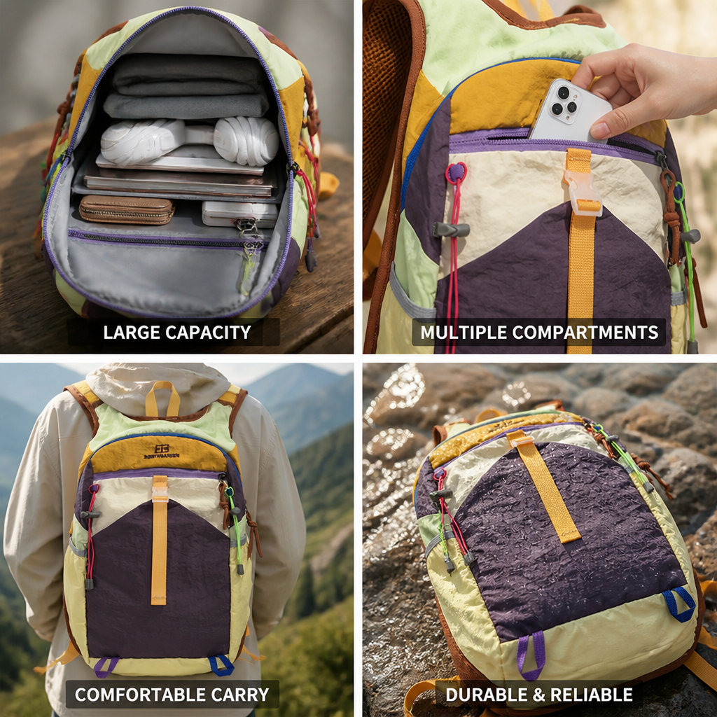Preppy Large Capacity & Multifunctional Backpack (Teen)